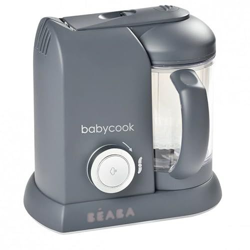 Robot culinaire Babycook Béaba pour cuisson vapeur, mélange, décongélation et réchauffage des aliments, idéal pour cadeau aux nouveaux parents.
