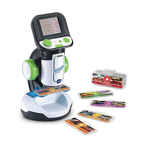 Microscope vidéo interactif Genius XL pour enfants, éducatif et ludique, zoom 200x.