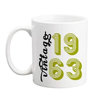 Mug céramique Vintage 1963 spécial idée cadeau natif de 1963