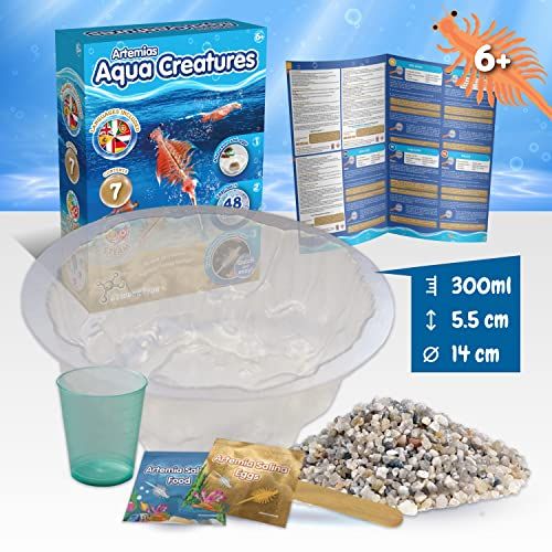 Kit éducatif Science4you écosystème aquatique avec artémias pour enfants curieux et apprentissage STEAM