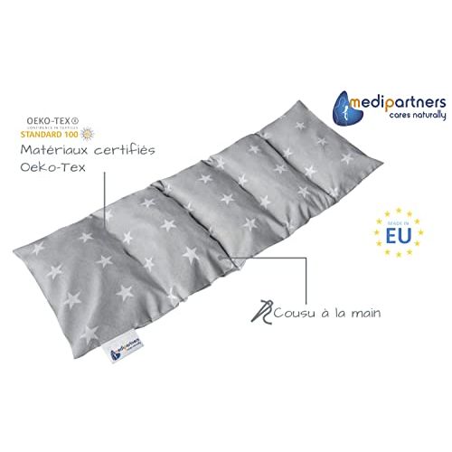 Coussin noyaux de cerises pour soulager les douleurs musculaires et offrir du bien-être.