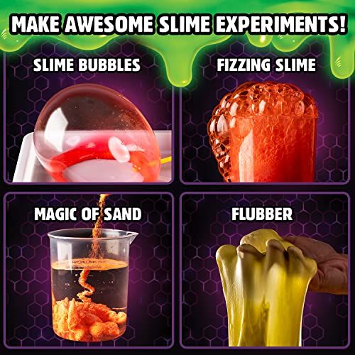 Kit de slime scientifique Original Stationery, éducatif et amusant pour enfants 6-12 ans, 10 expériences incluses, développe curiosité et compétences scientifiques.