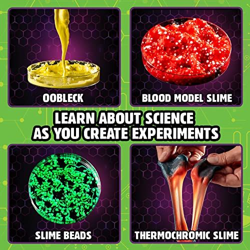 Kit de slime scientifique Original Stationery, éducatif et amusant pour enfants 6-12 ans, 10 expériences incluses, développe curiosité et compétences scientifiques.