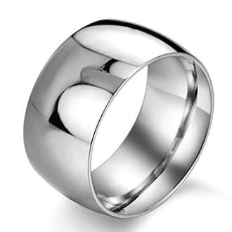 Bague pour homme en titane Zense, élégante, durable et moderne, idéale comme cadeau d'anniversaire ou de fête des pères.