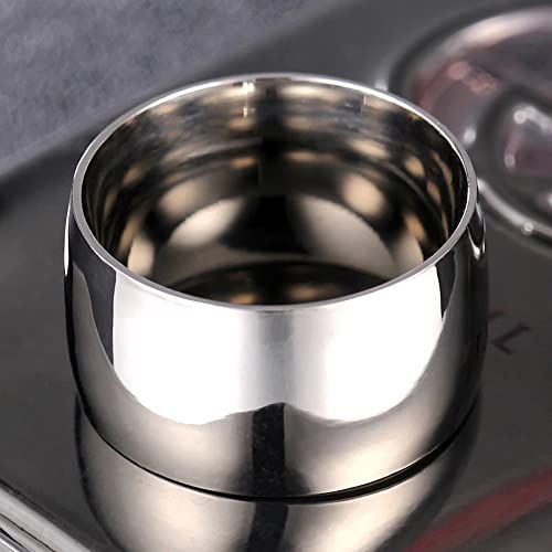 Bague pour homme en titane Zense, élégante, durable et moderne, idéale comme cadeau d'anniversaire ou de fête des pères.
