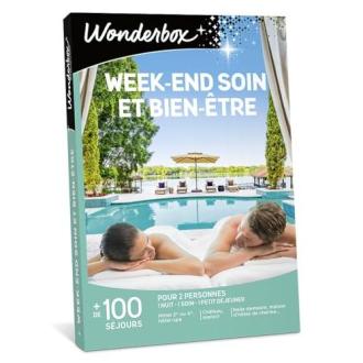 Coffret cadeau week-end bien-être dans hôtels de luxe France avec soin spa.