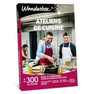 Coffret cadeau atelier cuisine avec chef pour cours culinaires thématiques en France