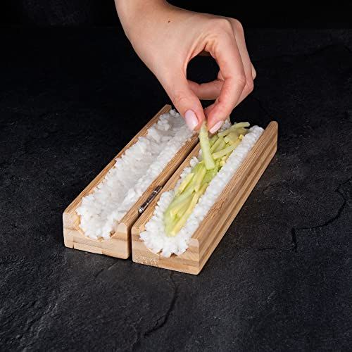 Kit sushi (1 presse à sushi, 1 presse à maki et un livret idées et