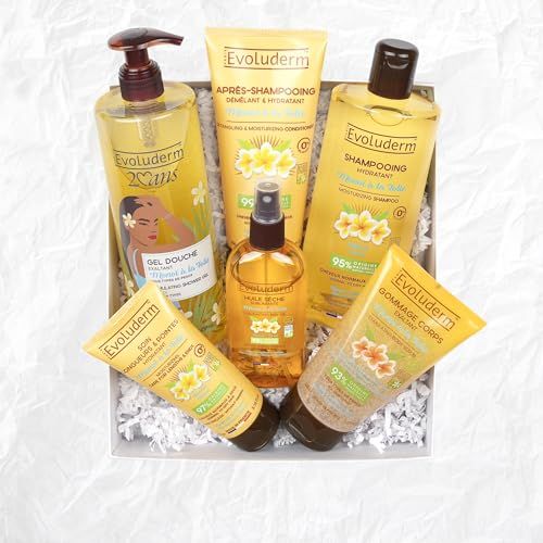 Coffret bain corps cheveux au Monoï