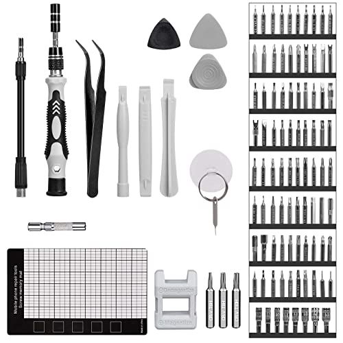Kit d'outils de précision AOKITO avec 122 pièces pour bricolage et réparation, idéal pour cadeaux et petites réparations.