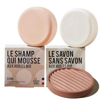 Coffret bain solide shampooing savon