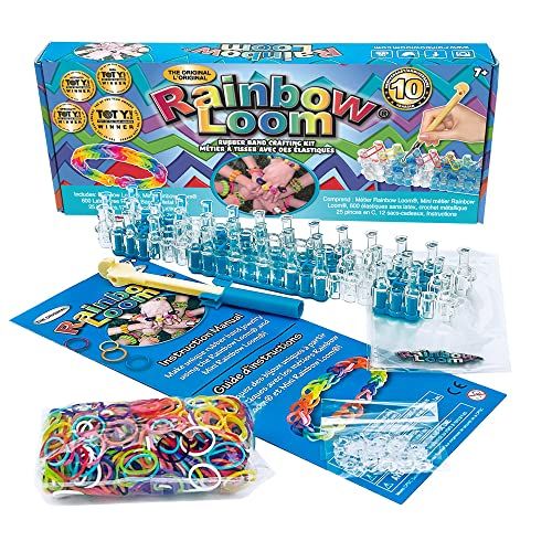 Kit Rainbow Loom pour enfants - Créativité et apprentissage de tissage ludique.