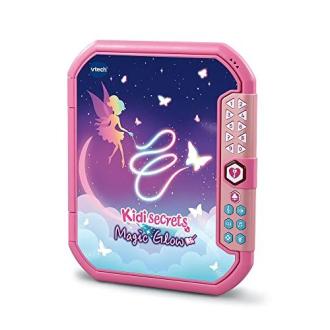 VTech KidiSecrets Magic Glow journal intime interactif avec stylo encre invisible et jeux éducatifs pour enfants.