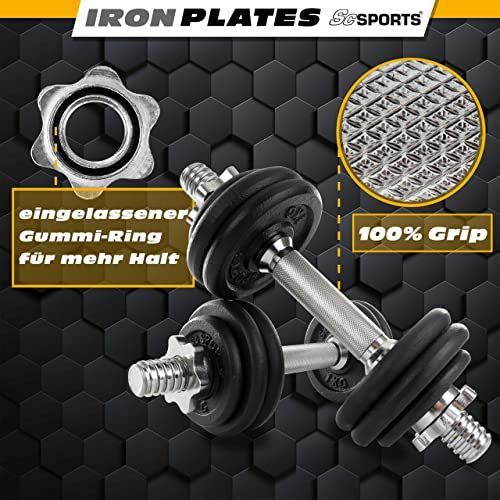Kit de musculation des bras avec haltères et valise pour fitness et musculation en déplacement.