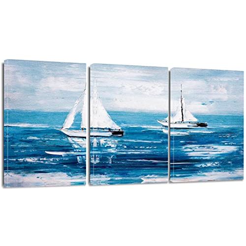 Toile Artscope La mer, cadeau raffiné pour femme, horizon marin intérieur