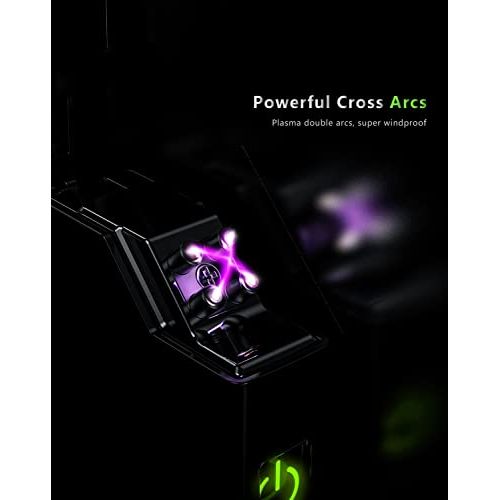 Briquet électrique élégant et pratique, rechargeable USB-C, résistant au vent, parfait pour les cadeaux, idéal pour amateurs d'activités extérieures et gadgets écologiques.