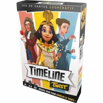 Boîte de jeu Timeline Twist d'Asmodee pour toute la famille