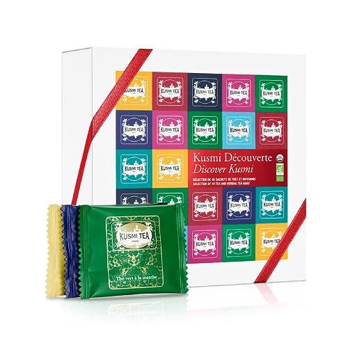 Coffret découverte Kusmi Tea, assortiment gourmand de thés raffinés pour moments de partage et dégustation sensorielle