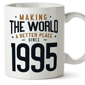 Mug vintage 1995 Mugffins avec inscription inspirante et design rétro