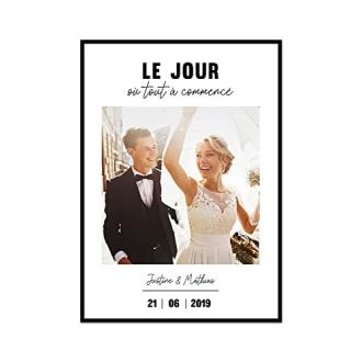 Affiche personnalisée couple