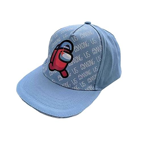 Casquette enfant Among Us avec motif coloré, coton 100%, parfaite pour fans du jeu vidéo, confort optimal et style tendance.