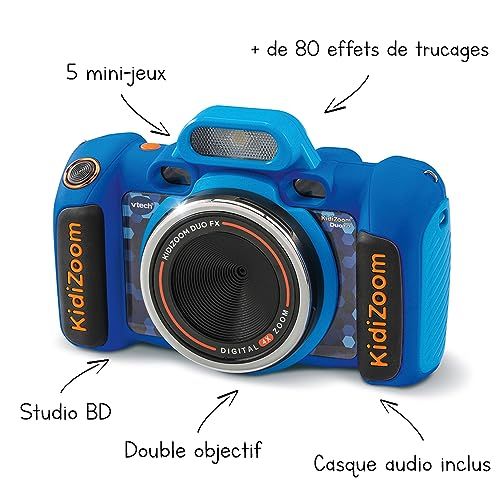 Appareil photo enfant Kidizoom VTech résistant avec jeux, créatif pour jeunes photographes de 5 à 8 ans