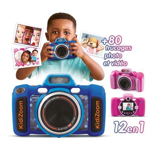 Appareil photo enfant Kidizoom VTech résistant avec jeux, créatif pour jeunes photographes de 5 à 8 ans