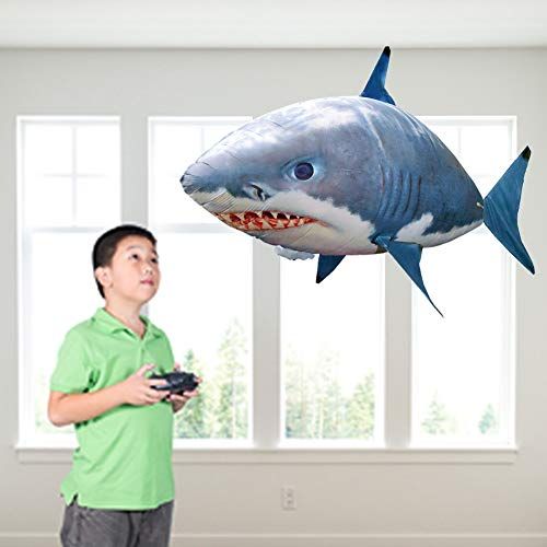 Shark volant Air Swimmer - jouet original et amusant, facile à piloter, résistant, convient à tous les âges.