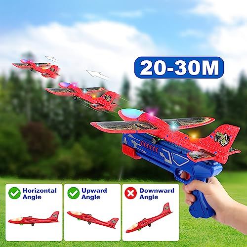 Avion Planeur En Polystyrène Joozmui – Jouet Extérieur Pour Garçons 3-10 Ans