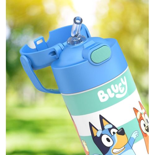 Idée cadeau utile enfant 4 ans, la gourde Thermos Bluey hyper pratique