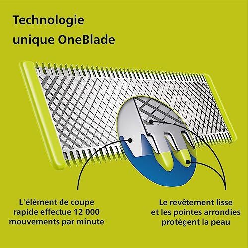 Philips OneBlade 360 tondeuse visage et corps pour rasage efficace et sécurisé