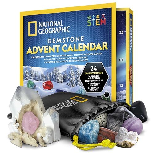 Calendrier de l'Avent National Geographic : explorations géologiques quotidiennes pour Noël