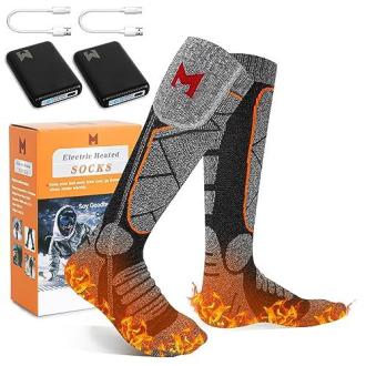 Chaussettes chauffantes confortables avec technologie intégrée pour pieds au chaud et bien-être hivernal