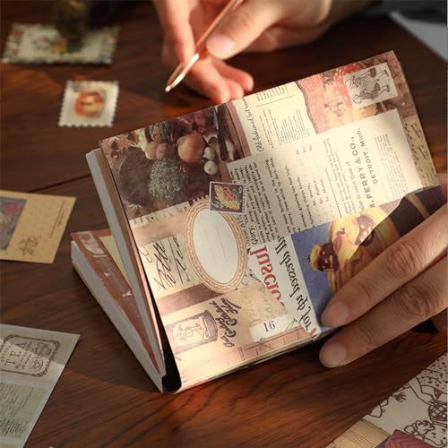 Kit de scrapbooking vintage 348 pièces pour DIY et création de souvenirs