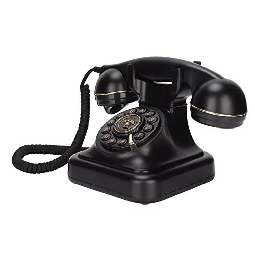 Téléphone vintage rétro, design années 1960, élégant, polyvalent, cadeau de décoration unique, sans alimentation externe, idéal pour toutes occasions.