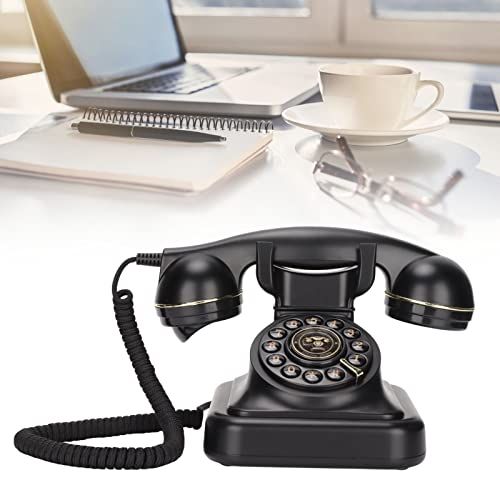 Téléphone vintage rétro, design années 1960, élégant, polyvalent, cadeau de décoration unique, sans alimentation externe, idéal pour toutes occasions.