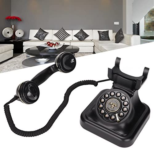 Téléphone vintage rétro, design années 1960, élégant, polyvalent, cadeau de décoration unique, sans alimentation externe, idéal pour toutes occasions.