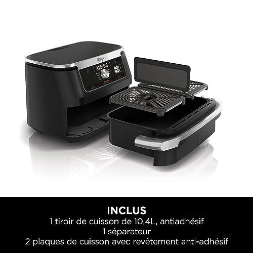 Air Fryer Ninja 10L, idéal pour cuisiner rapidement, parfait pour les passionnés de cuisine recherchant polyvalence et efficacité.