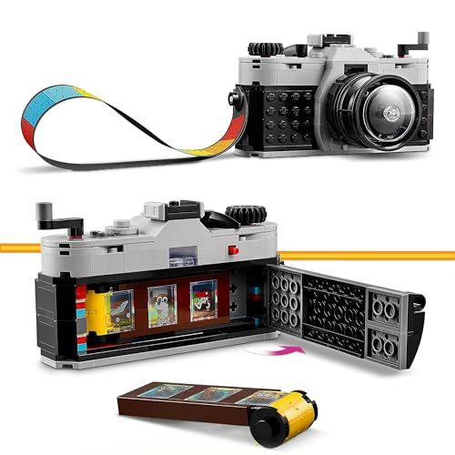 Kit de construction appareil photo rétro LEGO Creator 3-en-1 pour enfants