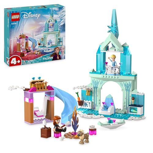 Château de Glace d'Elsa en Lego, jouet magique pour enfants, inspiré de La Reine des Neiges, idéal pour éveiller créativité et imagination.
