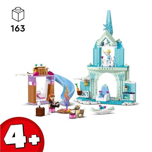 Château de Glace d'Elsa en Lego, jouet magique pour enfants, inspiré de La Reine des Neiges, idéal pour éveiller créativité et imagination.