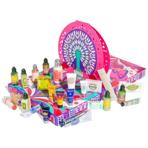 Calendrier de l'Avent L'Occitane, 24 produits beauté inspirés de la Provence, fabuleux pour découvrir soins et bien-être en attendant Noël.