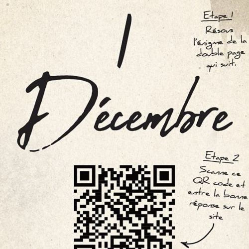 Calendrier de l'Avent Escape Game interactif, 24 énigmes uniques, immersion totale, parfait pour fans de mystères, technologie et moments conviviaux en hiver.