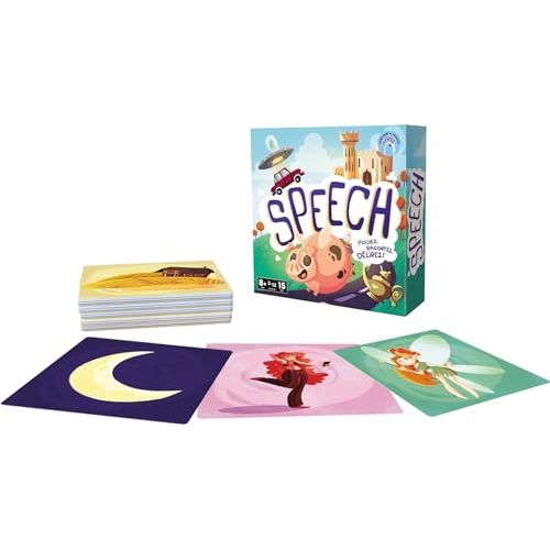 Jeu de cartes Speech Asmodee pour créativité et histoires familiales