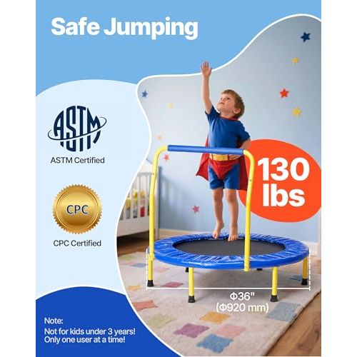 Trampoline pliant pour enfants, idéal pour des heures de jeu, améliore coordination, facilement portable et sûr, parfait pour intérieur et extérieur.