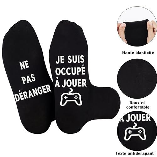 Des messages amusants apparaissent sous ces chaussettes