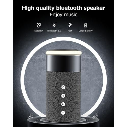 Station de charge magnétique COLSUR 2 en 1 pour iPhone avec haut-parleur Bluetooth et options de sécurité avancées.