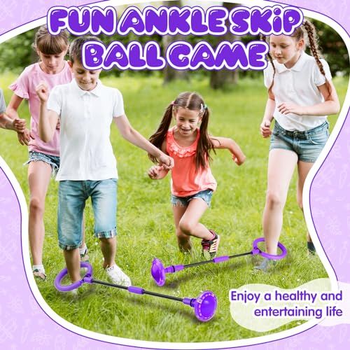 Anneau de saut clignotant pour enfants, idéal cadeau d'anniversaire, lumineux, activité physique intérieure, sécurité, rembourré pour chevilles, parfait petits espaces.