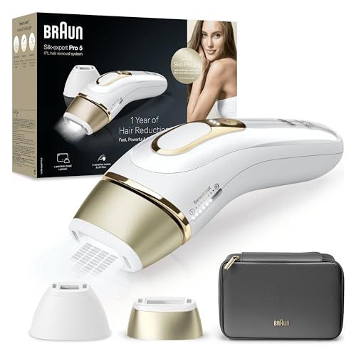 Épilateur innovant pour soin de soi à domicile, peau douce, technologie Braun Silk·expert Pro 5