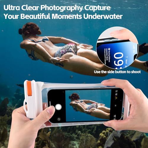 housse étanche Haissky pour smartphones résistante à l'eau et aux intempéries, compatible divers modèles